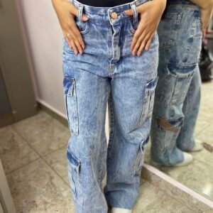 Calça Jeans Wide Leg